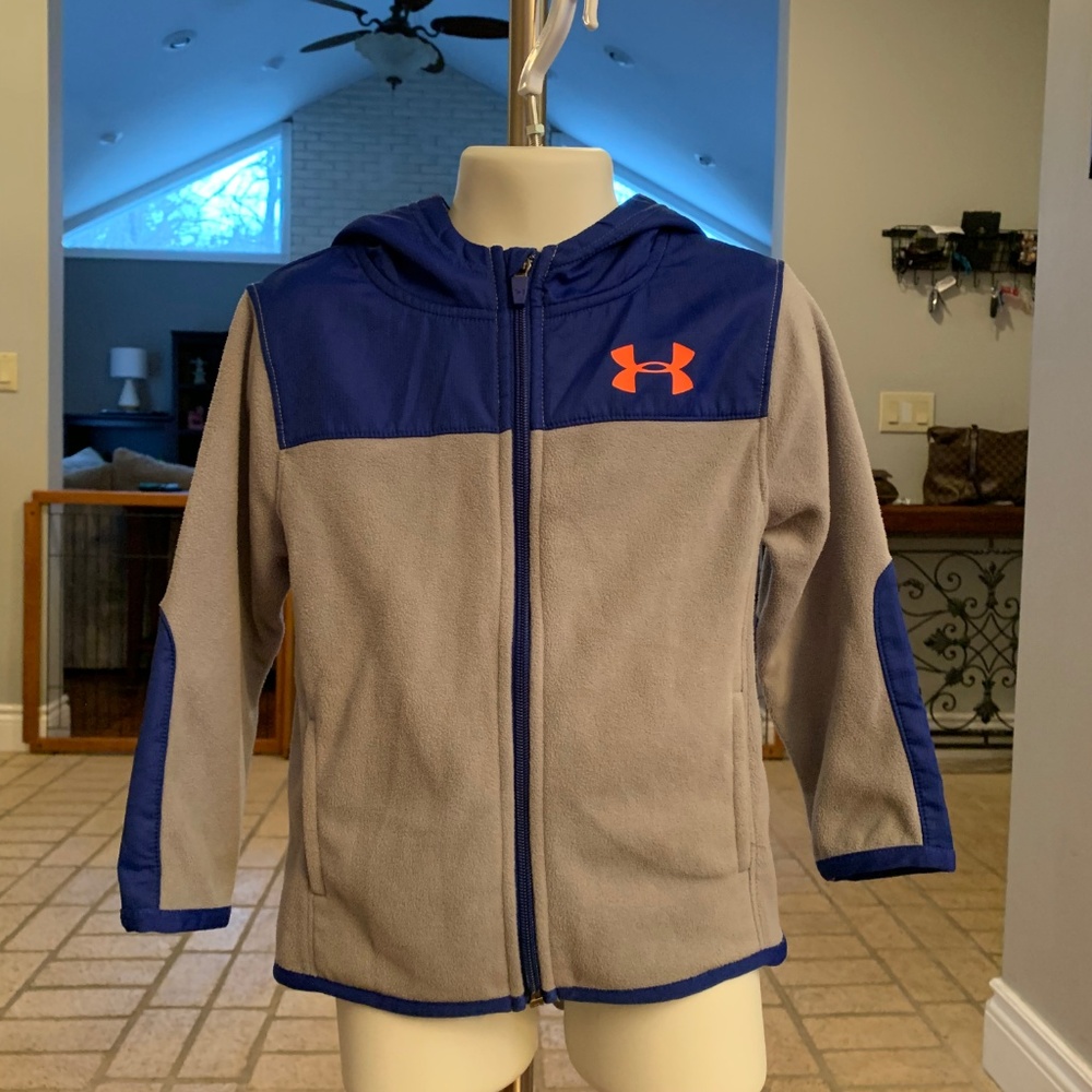 Boy's 3T Under Armour light fleece zip up